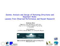 Sitar – Seismic Analysis and Design – GeoVirginia 2018