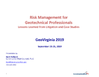 2. Holland-Geotech Liability and Risk Management