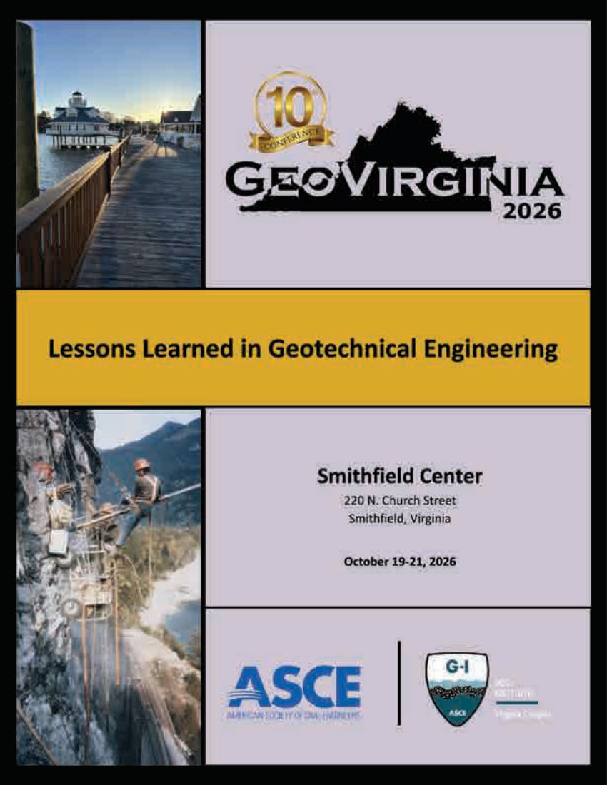 GeoVirginia 2026 program booklet cover